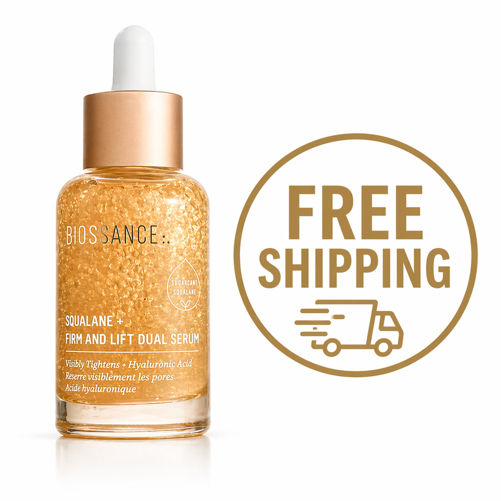 Biossance Squalane Firm Lift Dual Serum 1oz 30ml Anti Aging